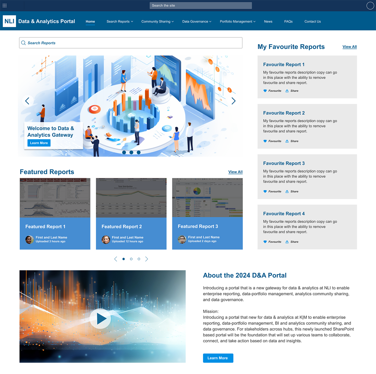 image of Data and Analytics Portal